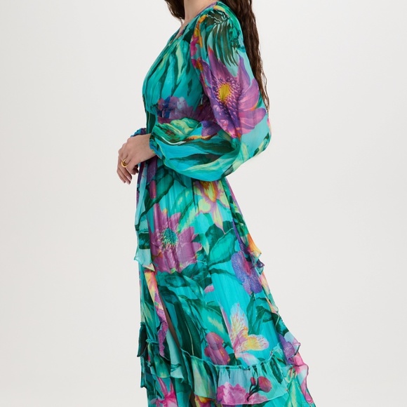 Rococo Sand Deep V Maxi Dress XS Worn Once - Picture 1 of 8